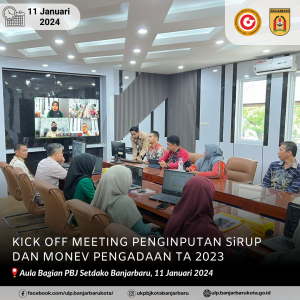 Read more about the article Kick Off Meeting Penginputan SiRUP dan Monitoring Evaluasi Pengadaan Tahun Anggaran 2023