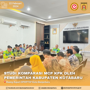 Read more about the article Studi Komparasi MCP KPK Oleh Pemerintah Kabupaten Kotabaru