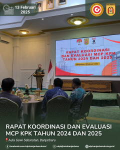 Read more about the article Rapat Koordinasi dan Evaluasi MCP KPK Tahun 2024 dan 2025
