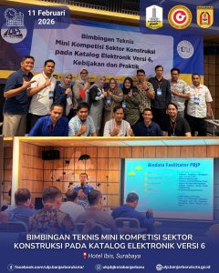 Read more about the article Bimbingan Teknis Mini Kompetisi Sektor Konstruksi Pada Katalog Elektronik Versi 6